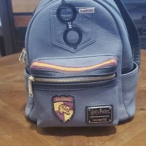 Loungefly Harry Potter Gray Backpack